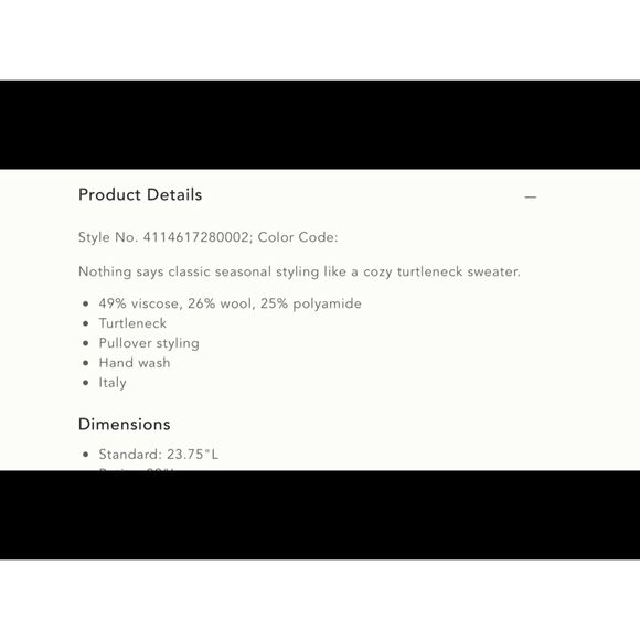 NEW Anthropologie blair turtleneck sweater In Ivory White Long Sleeve SZ XS - Picture 4 of 7